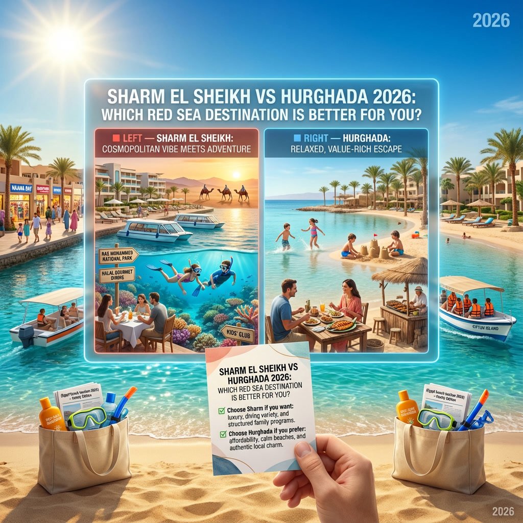 Sharm El Sheikh vs Hurghada 2026: Which Red Sea Destination Is Better for You and Your Family?