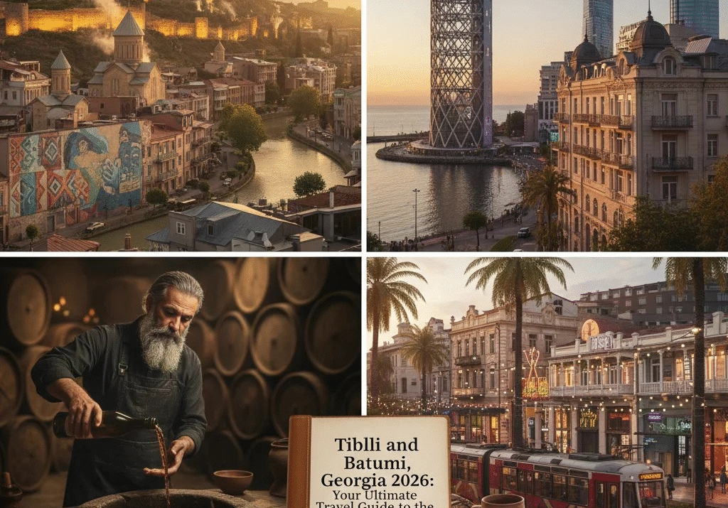 Tbilisi and Batumi, Georgia 2026: Your Ultimate Travel Guide to the Caucasus Crossroads—Where Ancient Wine, Soviet Echoes, and Black Sea Glamour Unite.