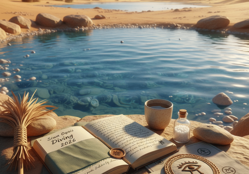 Siwa Oasis Diving 2026: Explore Egypt’s Desert Caves & Rare Blue Waters Safely.