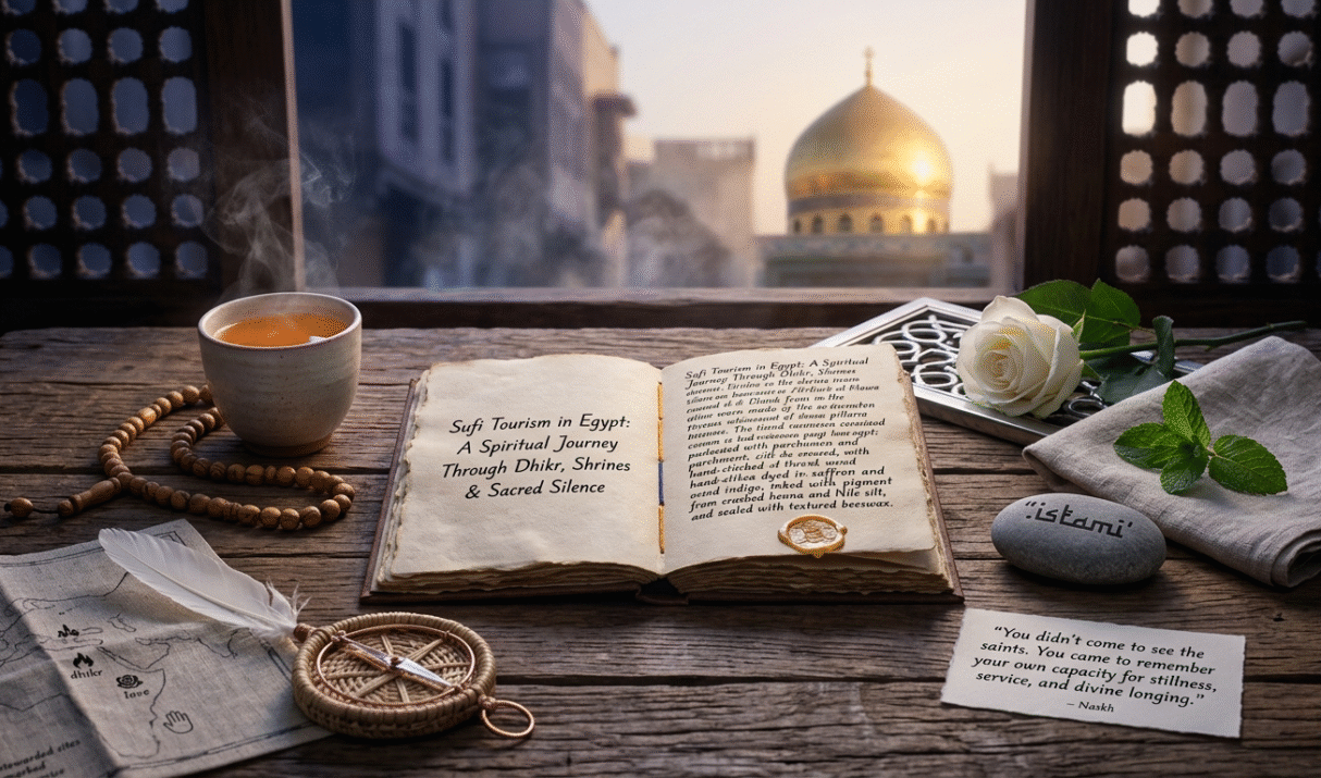 Sufi Tourism in Egypt: A Spiritual Journey Through Dhikr, Shrines & Sacred Silence.