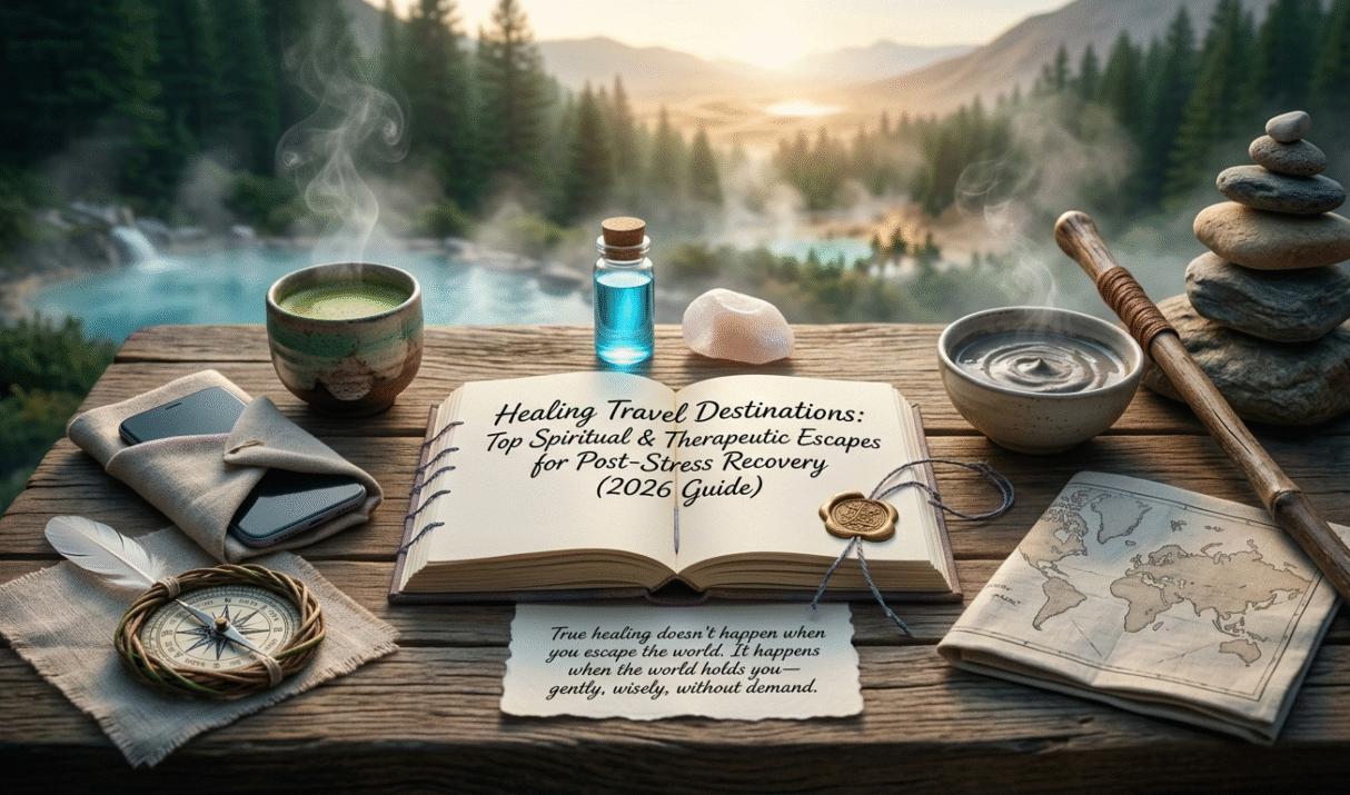 Healing Travel Destinations: Top Spiritual & Therapeutic Escapes for Post-Stress Recovery (2026 Guide).